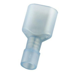 Konektor płaski Męski 0.8 x 6.35mm 1.5 › 2.5 mm2, 16 › 14 AWG długość 24mm Izolacja: Izolowane /100szt./