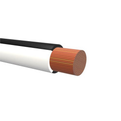 Przewód jednożyłowy linkowy 0,75 mm2 Czarny/Biały NEMIQ PVC dł. 34m 1