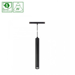 SYSTEM SHIFT - HANGIT oprawa zwis na szynoprzewód 40x297 (935mm kabel) 12W 25st czarny 5 lat gw.