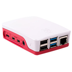 Raspberry Pi SC0229 4 Model B Official Case, Plastic, Red/White