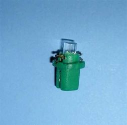 T-5 12V ZIELONA LED#COKÓŁ PLASTIKOWY