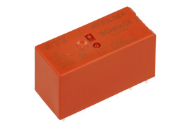 Przekaźnik; elektromagnetyczny miniaturowy; RT33L024; 24V; DC; 1 styk zwierny; 16A; 250V AC; 16A; 24V DC; do gniazda; do druku (