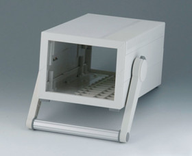 ABS enclosure, (L x W x H) 130 x 245 x 124 mm, gray white (RAL 9002), IP40, B2212307