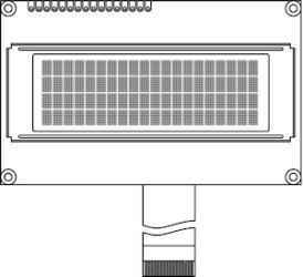 OLED-020N004B 20 x 4 Character OLED
