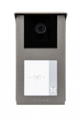 Stacja bramowa jednolokatorska z czytnikiem RFID. Kamera Full HD, kąt widzenia ok. 125 Vidos 2IP S201-1