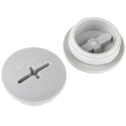 Zaślepka do dławnic kablowych M25 Włókno szklane PA Szary do Dławik śruby kablowej Lapp Gwintowany