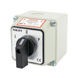 Łącznik krzywkowy L-0-P 10A w małej obudowie 2265329 NEXT