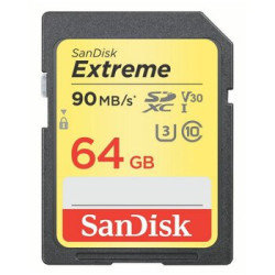 Karta pamięci SanDisk SDXC 64GB Extreme 600x (90MB/s) UHS-I U3 V30