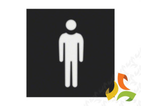 BERKER W.1 Folia do sygnalizatora świetlnego symbol "mężczyzna" 19058001 HAGER