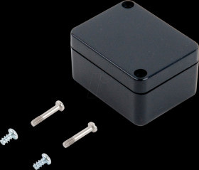 Industrial housing, 65 x 50 x 35 mm, IP66, slate gray