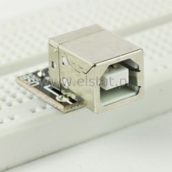 Moduł USB B do płytek stykowych z goldpinami
