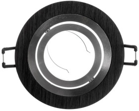 Sufitowa oprawa punktowa MORENA, IP20, okrągła, czarna