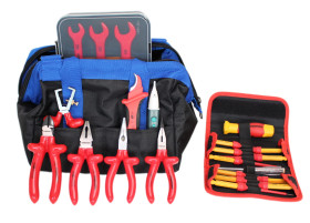 OPT ZNITM-3 Zestaw narzędzi izolowanych 1000V w torbie 27el.