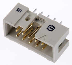Listwa stykowa PCB 10-pinowe SEK 18 raster: 2.54 mm Prosty 2-rzędowe HARTING Otwór przelotowy 1 kV W osłonie