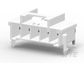 Listwa stykowa PCB 5-pinowe Power Triple Lock raster: 6 mm Kąt prosty 1-rzędowe TE Connectivity Płyta600 V W osłonie