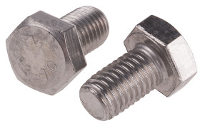 Śruba z łbem sześciokątnym gwint M12 20mm skok 1.75mm Stal nierdzewna Sześciokątny RS PRO