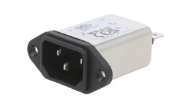 Złącze Zasilające Ac Męskie 6A 250Vac C14 (E) 780Uh Fn9222-6-06