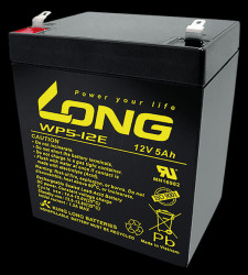 WP5-12E Maintenance-free sealed lead-acid battery, 5 Ah, 12V, for cycle