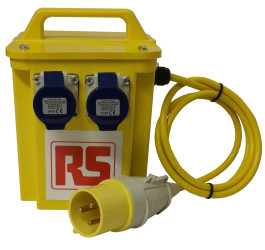 Transformator separacyjny 3.3 kVA Intermittent 5 Mins on 15 Mins off 230V 110V Prąd wyjściowy 2 x 16A