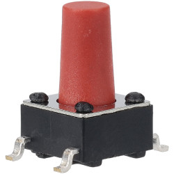 R-TECH 783813 SMT Tactile Switch 6 x 6mm Height 9.5mm 160gf