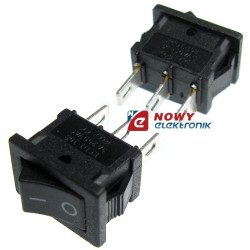 Przełącznik SW-KCD1-108-B ON-ON jednobiegowy subminiat. klawiszowy