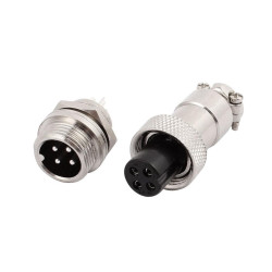 Opencircuit GX12-4P Connector 4-Pin - male + female