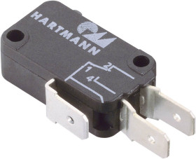 PTR Hartmann 04G01C01X01A Mikroprzełącznik 04G01C01X01A, 1 zestyk przełączny, 1 x wł/(wł), 250 V/AC, 16 A, 1 szt.