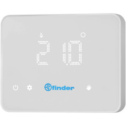 Finder 1C.91.9.003.0W07 indoor thermostat app-controlled surface-mount