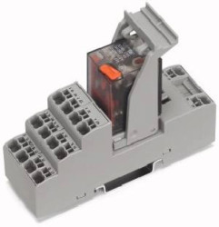 Podstawka z wtykanym przekaźnikiem przemysłowym 24V AC 4p 858-514 /5szt./