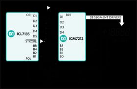 ICL7135 4 1/2 Digit ADC with Multiplexed BCD Outputs