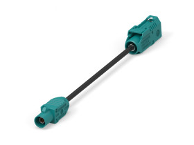 Kabel koncentryczny złącze A Wtyk FAKRA złacze B Gniazdo FAKRA długość 1m Z zakończeniem