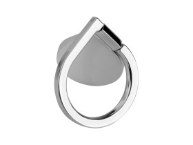 Uchwyt uniwersalny typu pierścień do telefonu srebrny