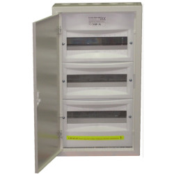 Rozdzielnica n/t 3x12 metalowa z zamkiem NRP12-3z Elektro-met