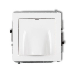 DECO Mechanizm wypustu kablowego biały DWPK