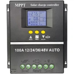100A regulator ładowania słonecznego MPPT 12V/24V/36V/48V Auto PV Panel słoneczny