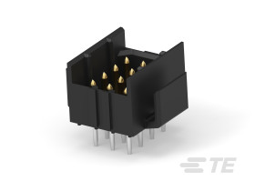 Listwa stykowa PCB 12-pinowe AMP raster: 4.2 mm Pionowy 4-rzędowe TE Connectivity Płyta250 V W osłonie