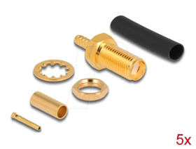 90039 SMA Stecker zum Crimpen RG-174 / RG-316