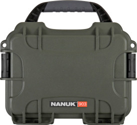 Walizka transportowa NANUK 903S-010OL-0A0, (S x W x G) 188 x 79 x 124 mm, wojskowa zieleń