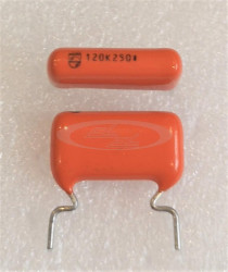 120nF 250V 10% R=15mm kondensator poliestrowy MKT 368 2222 368 45124 PHILIPS