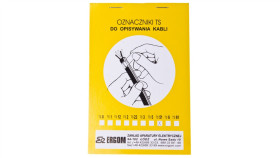 Oznacznik Do Opisywania Ręcznego Ts 51 Biały E04zp-02010100700 /20Szt./