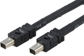 Connection cable, 1 m, plug straight to plug straight, 0.129 mm², AWG 26, 1-2205131-2