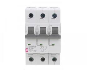 Wyłącznik nadprądowy 3P B 20A 6kA AC ETIMAT 6 002115517