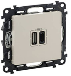 Legrand Gniazdo USB Valena Life Allure beżowy 753206