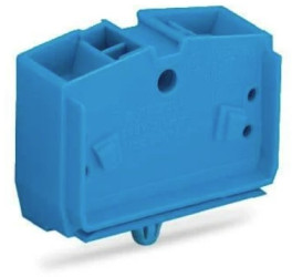 4-wire terminal, 1 pole, 0.08-2.5 mm², clamping points: 4, blue, cage clamp, 24 A, 264-344