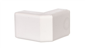 Pokrywa Narożna Zewnętrzna Lhd 20X10mm Biała 8926