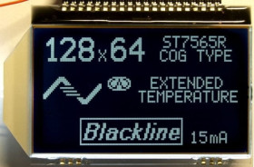 AG-C128064CF-FHW W/KK E6 wyświetlacz graficzny 128x64 znaków