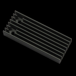 SL-HEATSINK-50x20x10-A Ekstrudowany, aluminiowy radiator dla modułów SoM firmy SoMLabs