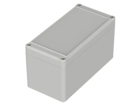 PC enclosure, (L x W x H) 160 x 80 x 87 mm, light gray (RAL 7035), IP65, 62231200