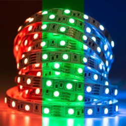 Taśma LED Pasek 12V 72W 300LED 5050 RGB 10mm 5m