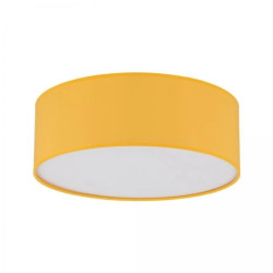 Plafon NICOLA YELLOW, klosz tkanina Ø38 cm na cztery żarówki E27 10154 TK Lighting